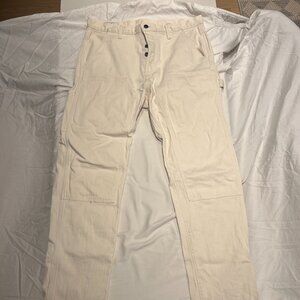 Gap Cream Carpenter Pants Size 33x32